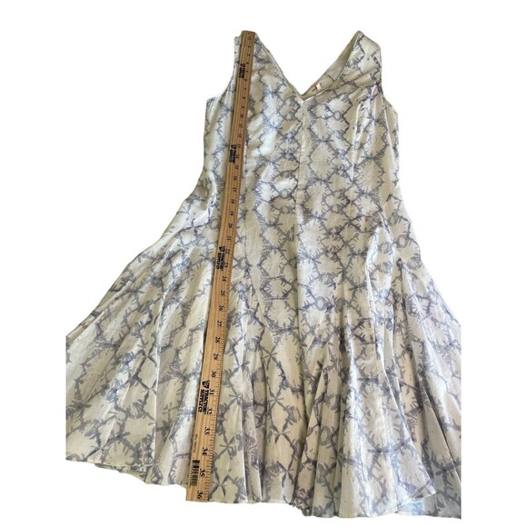 Rebecca Taylor Snake Skin Cotton Fit And Flounce Summer Sundress Size 4‎ - Picture 11 of 12